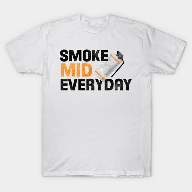 SMOKE MID EVERYDAY T-Shirt by Bertoni_Lee